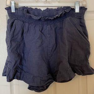 Blue beach shorts